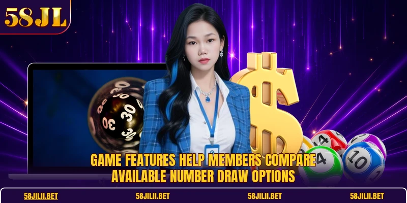 Game features help members compare available number draw options