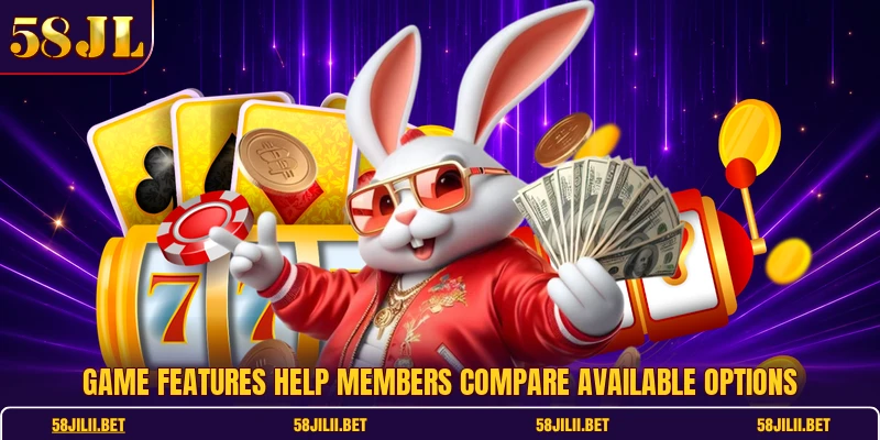 Game features help members compare available options