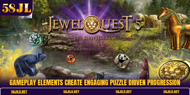 Gameplay elements create engaging puzzle driven progression