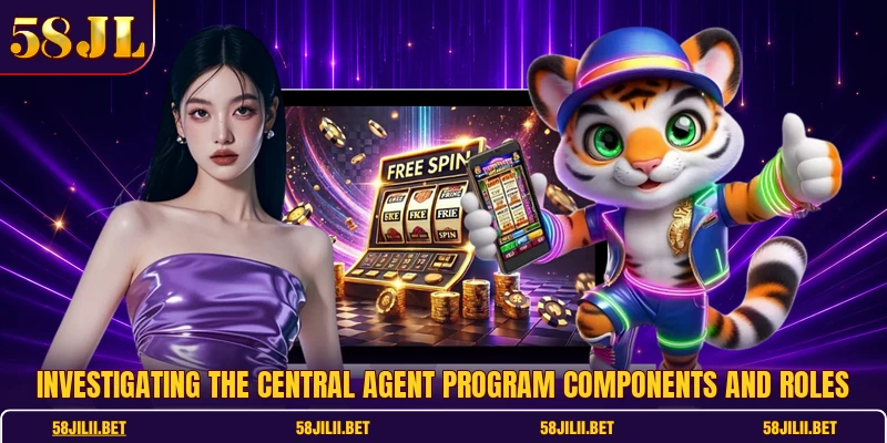 Investigating the central agent program components and roles