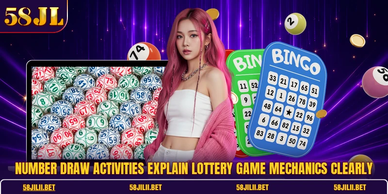 Number draw activities explain lottery game mechanics clearly