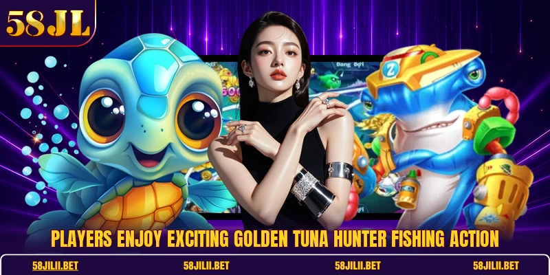 Players enjoy exciting golden tuna hunter fishing action