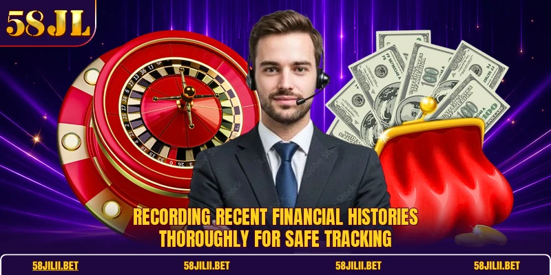 Recording recent financial histories thoroughly for safe tracking