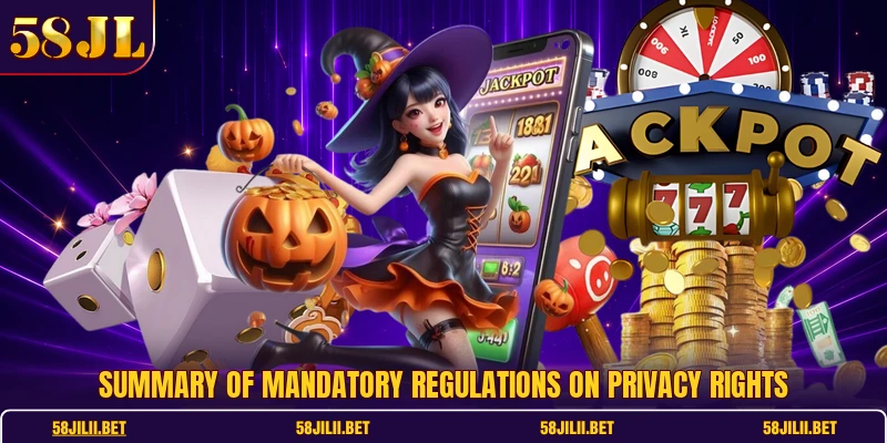 Summary of mandatory regulations on privacy rights