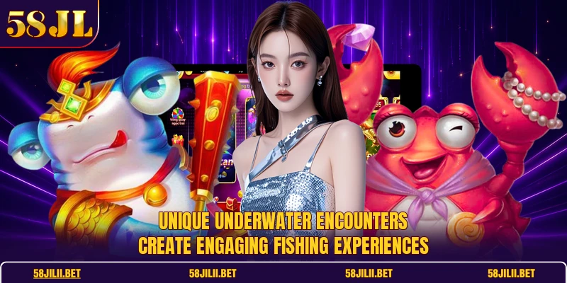 Unique underwater encounters create engaging fishing experiences