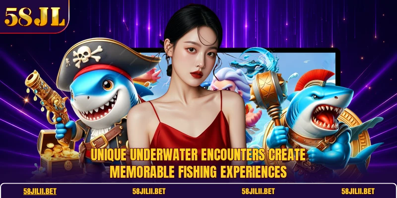 Unique underwater encounters create memorable fishing experiences
